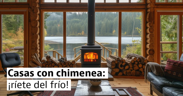Casas rurales con chimenea