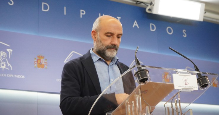 Archivo - El diputado del BNG en el Congreso, Néstor Rego