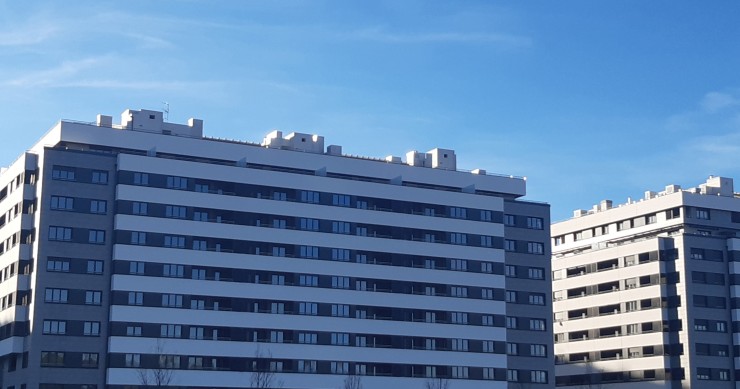 Archivo - Bloques de viviendas. 