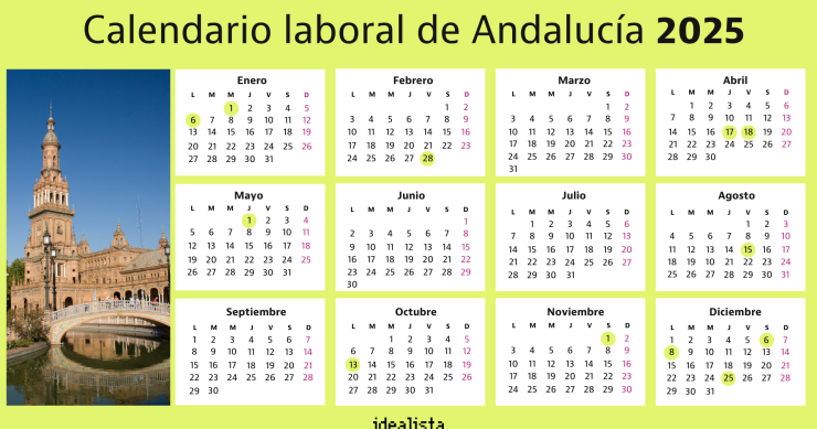 Calendario laboral de Andalucía 2025