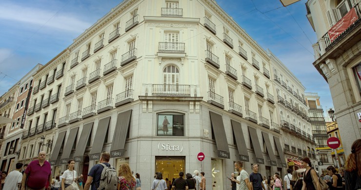 A la venta el edificio de la calle Preciados 4 en Madrid