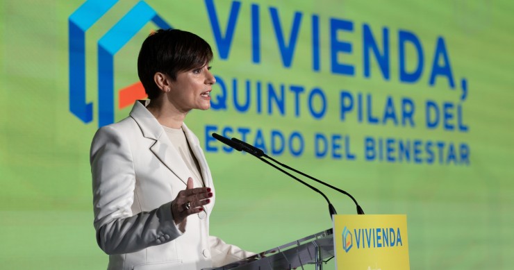 La ministra de Vivienda y Agenda Urbana, Isabel Rodríguez. 