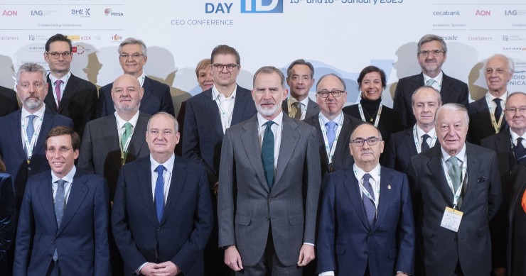 El Rey Felipe VI inaugura la XV Edición del Spain Investors Day (SID), en el Hotel Mandarín Oriental Ritz, a 15 de enero de 2025, en Madrid (España). 