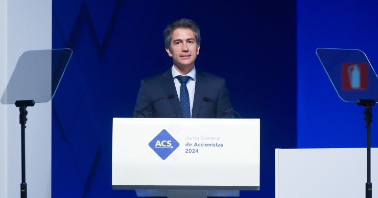 Archivo - El consejero delegado de ACS, Juan Santamaría
