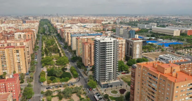Edificio de obra nueva en Valencia