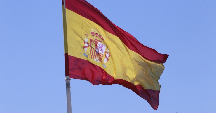 Archivo - Bandera de España.