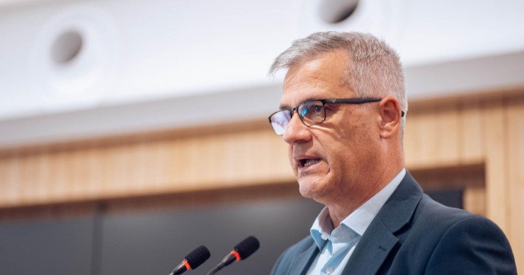 España necesita invertir 250.000 millones para promover 1,8 millones de viviendas sociales y asequibles El secretario de Estado de Vivienda y Agenda Urbana, David Lucas.