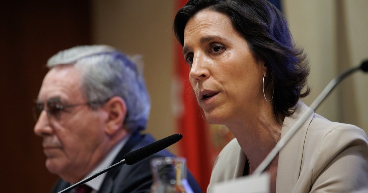 Arxiu - La presidenta de l'Associació d'Inspectors d'Hisenda de l'Estat (IHE), Ana de la Hernán. 