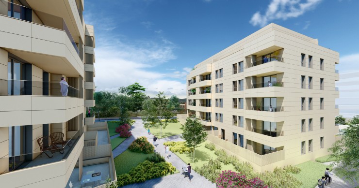 Infografía de la nueva promoción de vivienda en Mungia (Bizkaia)