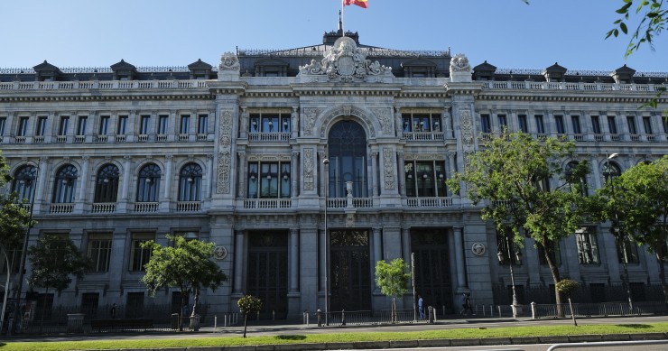 Archivo - Sede del Banco de España. 