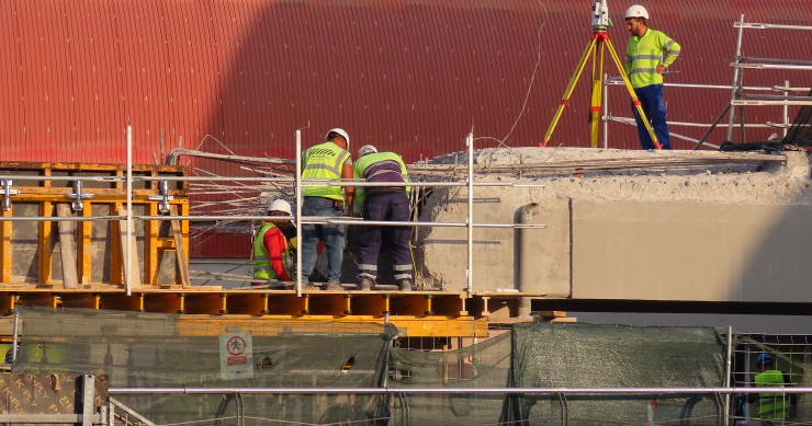 Trabajadores de la construcción