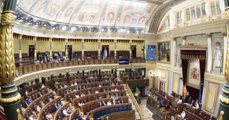 Archivo - Vista general hemiciclo del Congreso, a 11 de julio de 2024.