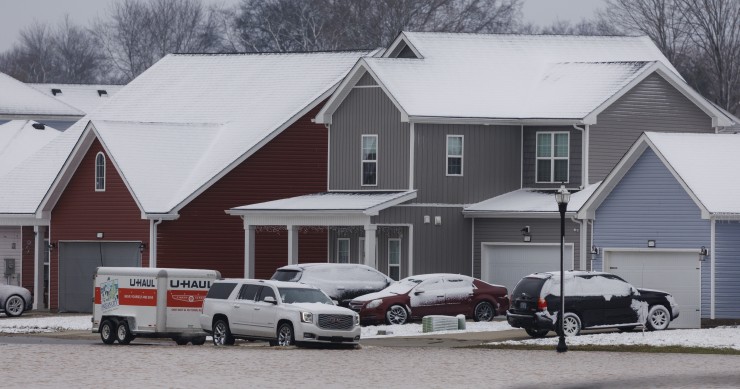 Fuertes tormentas invernales en Kentucky