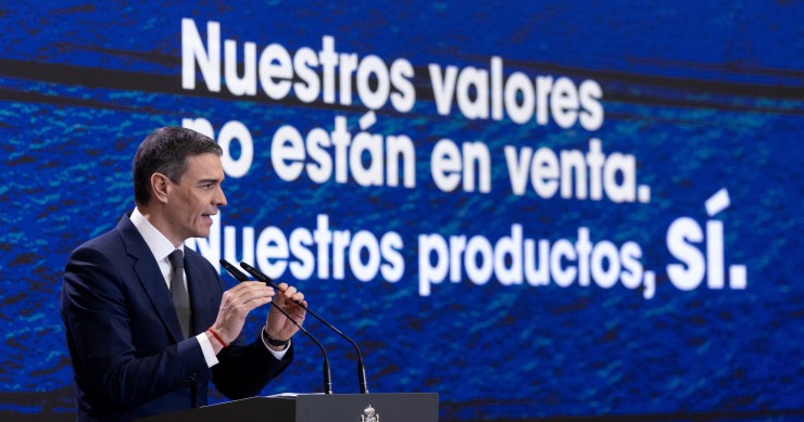 El presidente del Gobierno, Pedro Sánchez