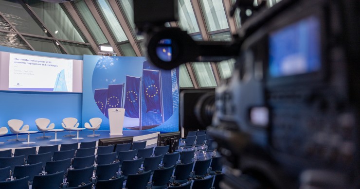 Sala de conferencias del BCE