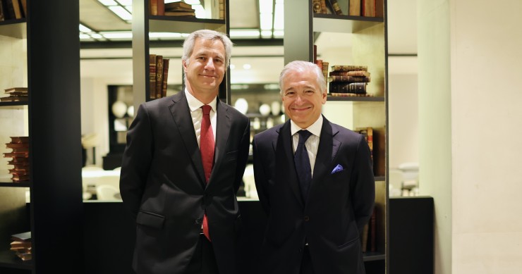 David Vila, consejero delegado de Renta Corporación, y Luis Hernández, presidente de Renta Corporación