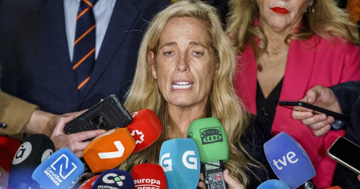 Comunidad de Madrid aprueba la rebaja del Impuesto de Sucesiones y Donaciones entre hermanos, tíos y sobrinos Archivo - La consejera de Economía y Hacienda de la Comunidad de Madrid, Rocío Albert, atiende a los medios de comunicación a su salida del Consejo de Política Fiscal y Financiera (CPFF)