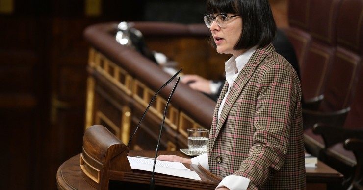 Archivo - La diputada de Sumar En Comú Podem, Julia Boada, durante una sesión plenaria, en el Congreso de los Diputados, a 19 de marzo de 2024, en Madrid (España).