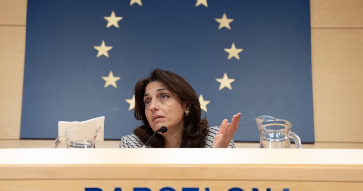 La presidenta de la delegación del Partido Democrático de Italia, Irene Tinagli