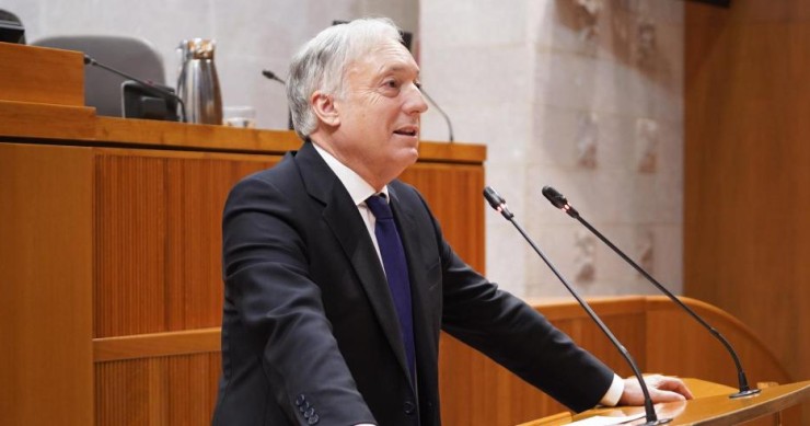 El consejero de Vivienda del Gobierno de Aragón, Octavio López