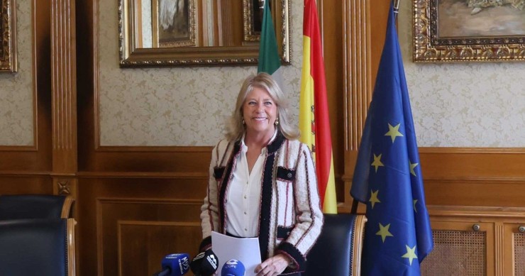 La alcaldesa de Marbella, Ángeles Muñoz
