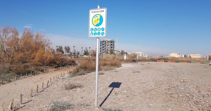 platges per a gossos en valència