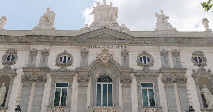 Archivo - Fachada del Tribunal Supremo. 