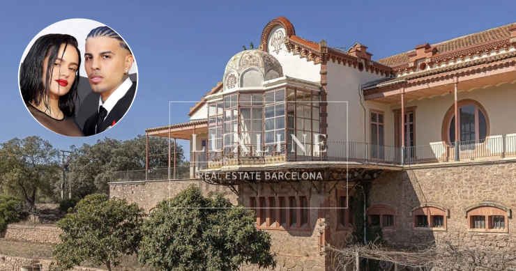 La casa de Rosalía y Rauw Alejandro sigue a la venta dos años después de su ruptura: así es esta villa modernista