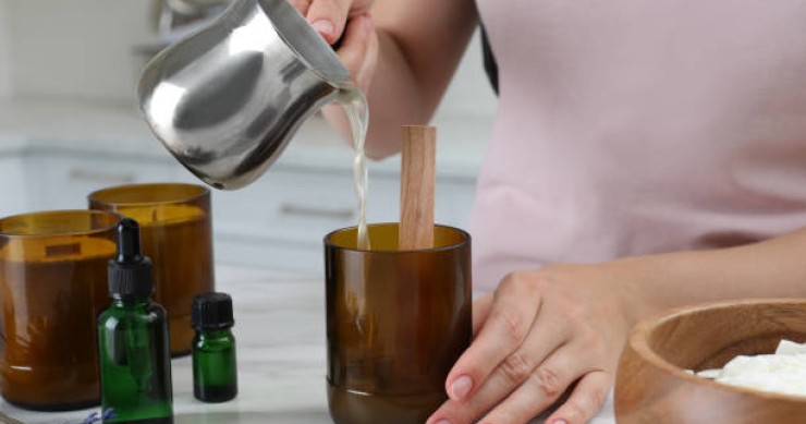 cómo hacer velas caseras