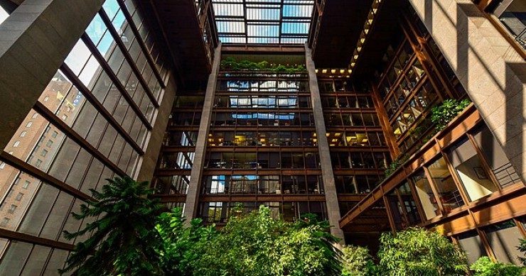 Jardín interior del Ford Foundation Building