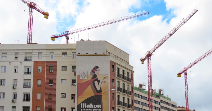 Torres de construcción en Madrid