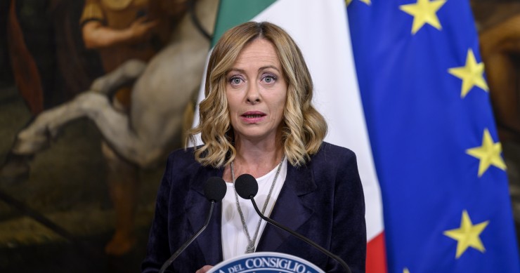 La presidenta del Consejo de Ministros de Italia, Giorgia Meloni