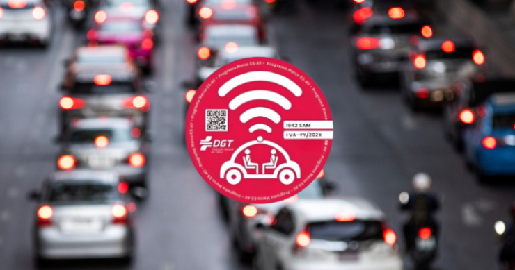 nueva etiqueta roja de la dgt