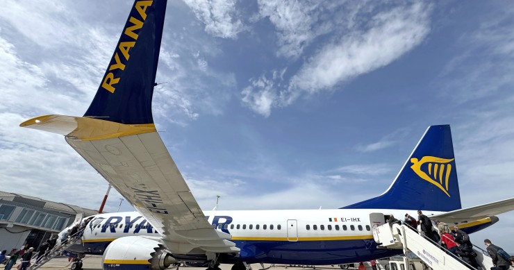 Avión de Ryanair