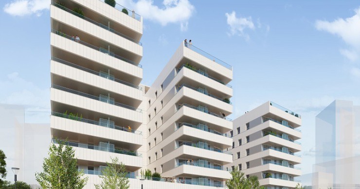 Viviendas de Neinor Homes en Zorrozaurre, en Bilbao