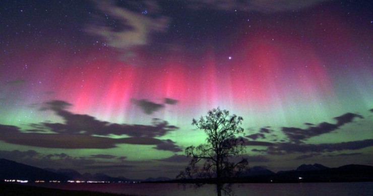 Aurora boreal en España
