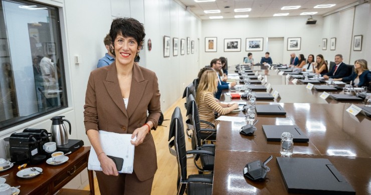 La ministra de Inclusión, Seguridad Social y Migraciones, Elma Saiz