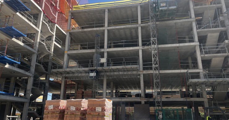 Archivo - Vivienda, obra, construcción