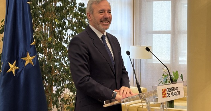 El presidente del Gobierno de Aragón, Jorge Azcón.