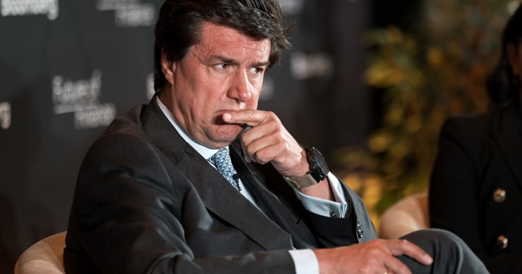 Archivo - El consejero delegado y vicepresidente del grupo inmobiliario Merlin Properties, Ismael Clemente, interviene durante el foro de Bloomberg "Futuro de las Finanzas: Perspectivas Económicas de España 2025", a 8 de octubre de 2025, en Madrid (España