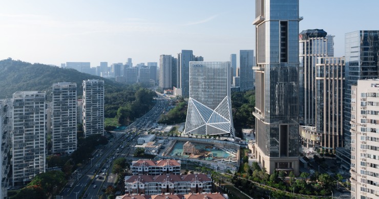 La nueva sede central de Jomoo, la mayor empresa china de productos sanitarios, se sitúa en la ciudad costera de Xiamen y ha sido diseñada por el estudio OMA.