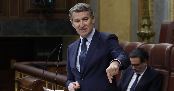 El presidente del Partido Popular, Alberto Núñez Feijóo
