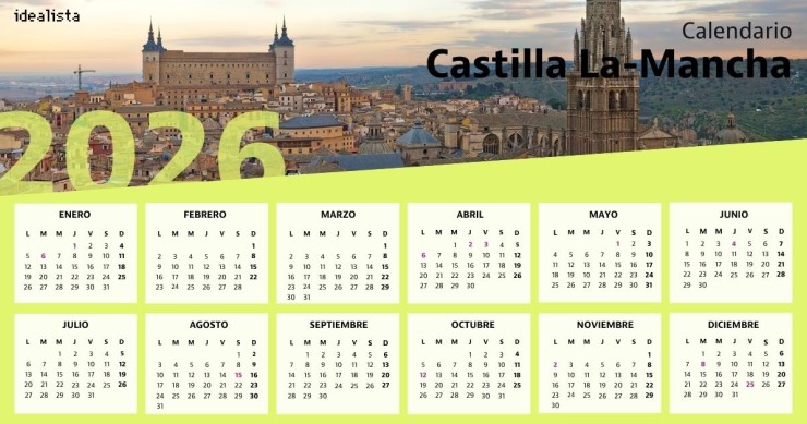Calendario laboral Castilla-La Mancha 2026
