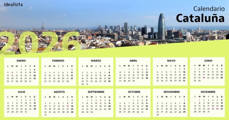 Calendario laboral Cataluña 2026