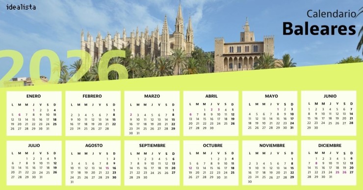 Calendario laboral 2026 Baleares