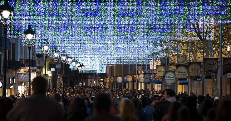 luces de navidad en barcelona