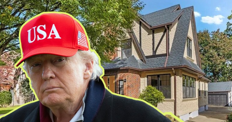 La casa de la infancia de Donald Trump en Queens (Nueva York)