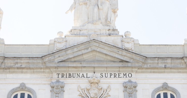 Archivo - Fachada de la sede del Tribunal Supremo