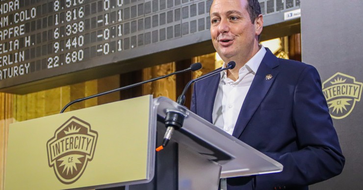 Archivo - Imagen del presidente del CF Intercity, Salvador Martí.