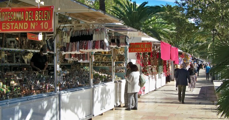 mercadillos navideños en malaga